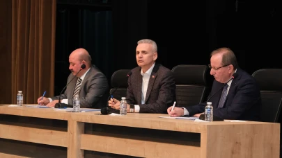 Karaman Valisi Mehmet Fatih Çiçekli, muhtar toplantısına katıldı
