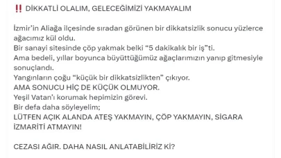 Bakan Yumaklı'dan orman yangınlarına karşı uyarı