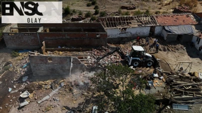 Orman arazisi üzerine yapılan yapı yıkıldı