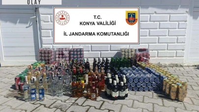 Kaynakçı dükkanında, 472 şişe içki ele geçirildi