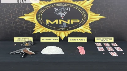 Malatya'da uyuşturucuya 4 tutuklama