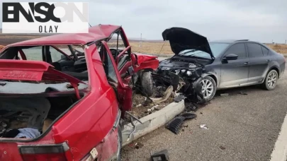 Diyarbakır’da Kafa Kafaya Çarpışma: Kırsalda Tehlikeli Kaza