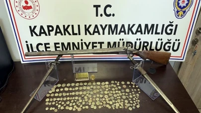 Tekirdağ’da çok sayıda tarihi eser ele geçirildi