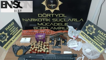 Dörtyol Yasaklı Madde Operasyonu Cephanelik Ele Geçirildi