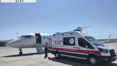 33 günlük bebeğin imdadına ambulans uçak yetişti