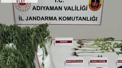 Adıyaman'da uyuşturucu operasyonu: 5 kişi yakalandı