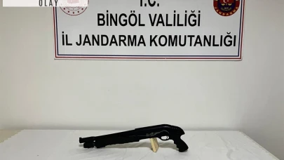 Jandarmadan Bingöl'de Ruhsatsız Silah Baskını