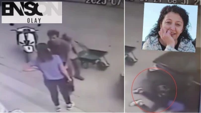 Eski eş dehşeti kamerada!