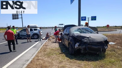 Tekirdağ'da ışık ihlali sonucu trafik kazası: 2'si çocuk, 9 yaralı