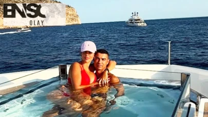 Cristiano Ronaldo ile Georgina Rodriguez'in lüks tekne tatili