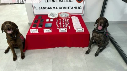Edirne’de 1 kilo 225 gram metamfetamin ele geçirildi; 4 gözaltı