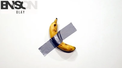 6.2 milyon dolarlık "muz eseri"ni yedi!