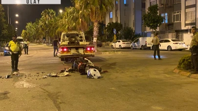 Adana'da ciple çarpışan motosikletin sürücüsü öldü