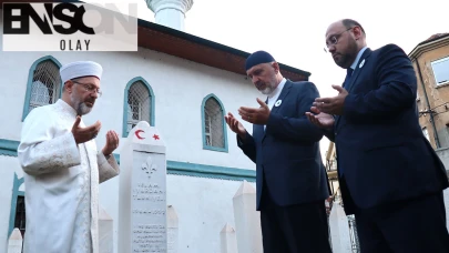 Erbaş, şehit olan Selami Yurdan'ın kabrini ziyaret etti