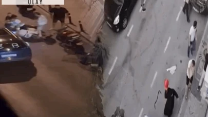 Gaziosmanpaşa'da yaşanan kavgalar kameraya takıldı
