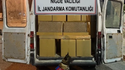 Niğde'de 1 milyon 200 bin doldurulmuş makaron ele geçirildi