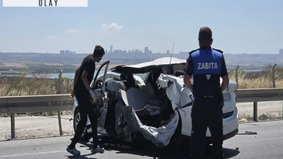 Çatalca'da otomobil bariyerlere çarptı: 1 astsubay hayatını kaybetti, 2 uzman çavuş yaralandı