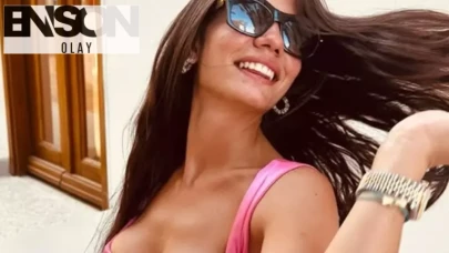 Eşref Rüya'nın Nisan'ı Demet Özdemir dergi çekimi için poz verdi! Üstünü çıkarıp arkasını dönünce olay oldu