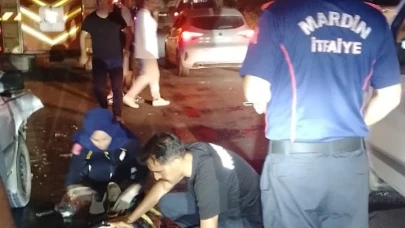 Mardin’de otomobiller çarpıştı: 4 yaralı