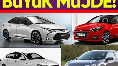 Toyota, Honda, Hyundai ve Fiat alacaklara büyük müjde! Resmen açıklandı