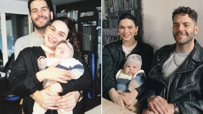 Beste Kökdemir ile Fazlı Erdinç Çatak, sevimli oğulları Kai Güneş'le birlikte çektikleri aile pozuyla takipçilerini büyüledi!