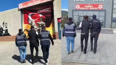 Hatay’da Mahkeme Kararıyla Hüküm Giyen 2 Kişi Tutuklandı