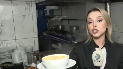Kübra Aydın’ın Sakatat Tadımı Canlı Yayında! Zor Anlar Yaşadı!