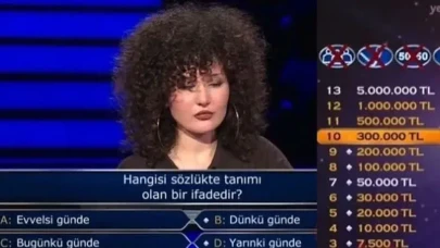 Kim Milyoner Olmak İster’de O Soru Herkesi Düşündürdü! Yarışmacı 300 Bin TL ile Ayrıldı