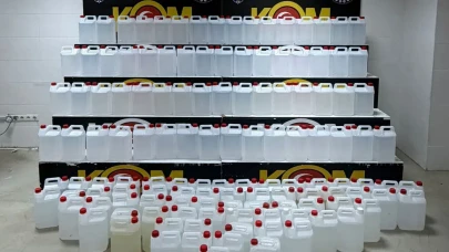 Adana'da gerçekleşen sahte alkol operasyonunda 1 ton etil alkol bulundu!