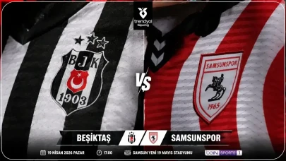 Samsunspor maçında Beşiktaş'ın sahaya sürdüğü ilk 11 belirlendi
