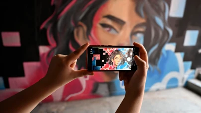Farabi Alt Geçidi’nde grafiti dokunuşu