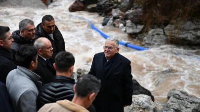 Başkan Büyükkılıç, Yahyalı’da sel ve heyelan bölgesini inceledi