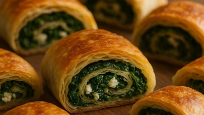 Ispanaklı börek tarifinde devrim! Rulo şeklinde yapıldığında lezzeti artıyor ve hazırlanması çok daha kolay oluyor