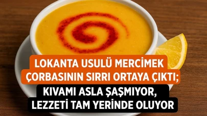 Lokantaların sırlarından biri açıklandı: Mercimek çorbasının kıvamı ve lezzeti daima mükemmel olacak şekilde nasıl yapılıyor?