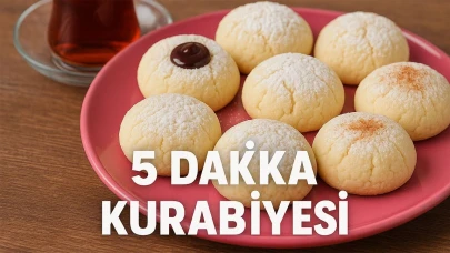 Hazırlaması Çok Kolay: Sadece 5 Dakikada Mis Gibi Kurabiye Tarifi!