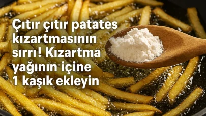 Yenilikçi Bir Yöntemle Ortaya Çıkan Patates Kızartması Sırrı!