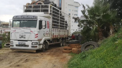 Büyükşehir Belediyesi, atık lastikleri ekonomiye kazandırarak geri dönüşüme destek veriyor