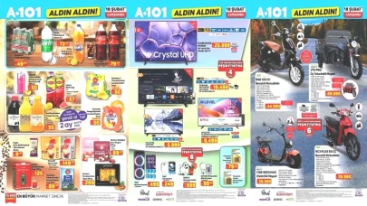A101'de 26 Şubat'ta Başlayacak Olan Aktüel Katalogu İle Harika İndirimler Sizi Bekliyor!
