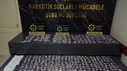 Sakarya'da polis ekiplerinden büyük uyuşturucu operasyonu!