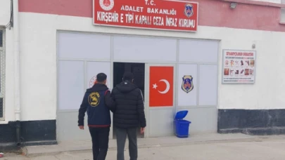 Kırşehir’de 6 yıl 8 ay hapis cezası bulunan şahıs yakalandı