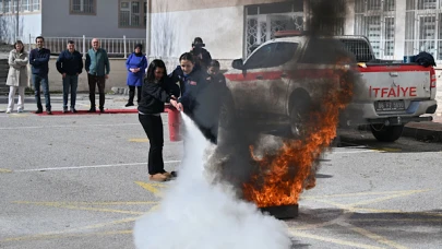 Ankara'da öğrencilere afet farkındalığı kazandırıldı!