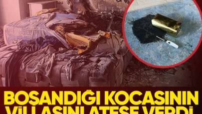 Boşandığı kocasının villasını ateşe verdi...Ünlü profesör hayatının şokunu yaşadı