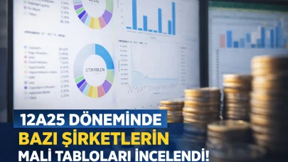 12A25 Döneminde Bazı Şirketlerin Finansal Durumları Detaylı Bir Şekilde İncelendi!