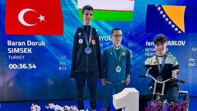 Eskişehir doğumlu sporcu Baran Doruk Şimşek, İtalya'da büyük başarıya imza attı ve madalyalar kazandı!
