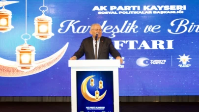Kayseri Büyükşehir Belediye Başkanı Büyükkılıç, Kardeşlik ve Birlik İftarı'na iştirak etti
