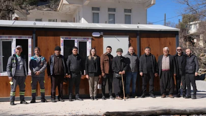Alanya Belediyesi, Güzelbağ Mahallesi sakinlerine konteyner evler tahsis ediyor!