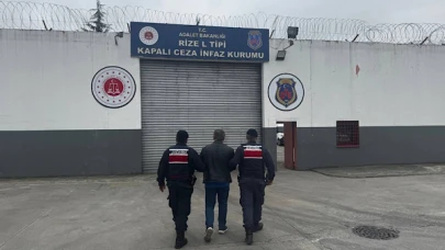 Rize’de kesinleşmiş cezaları bulunan 2 suçlu polis tarafından gözaltına alındı