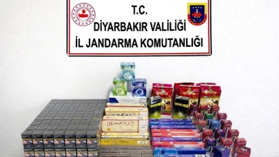 Diyarbakır’da Gümrük Muhafaza ekipleri tarafından gerçekleştirilen kaçakçılık operasyonunda çok sayıda mal ele geçirildi.