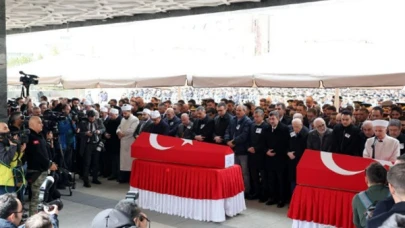 Bakan Güler, ASELSAN teknisyenleri Kahraman ve Can'ın cenaze törenine katıldı