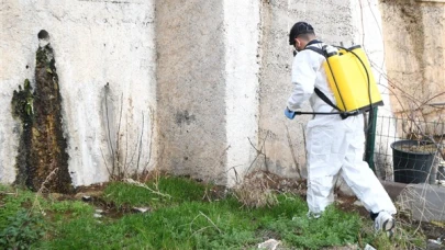 Mamak’ta haşere ve larva sorununa karşı yoğun mücadele devam ediyor